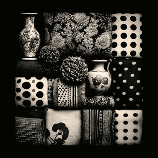 Antleromachy style, Midjourney V7: creative pattern composition