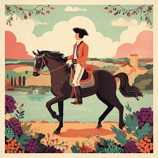 Chromaflare style, Midjourney V7: classical 18th-century oil painting