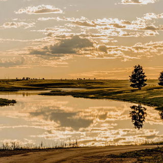 Cairn Inkadventure style, Midjourney V7: realistic landscape photograph of quiet dawn