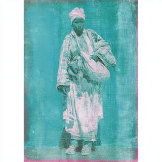 Turquoise Riot Press style, Midjourney V7: traditional folk art