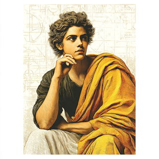 Cairnbeam Iconography style, Midjourney V7: classical 18th-century oil painting