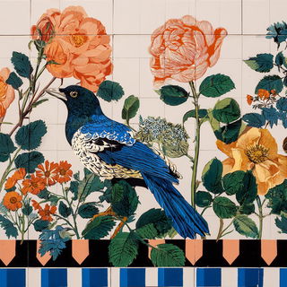 Coralstep Ornament style, Midjourney V7: traditional folk art