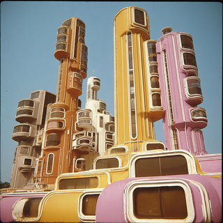 The Marigold Boulevard Studio style, Midjourney V7: abstract 3D render