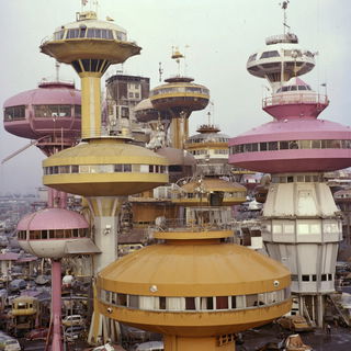 The Marigold Boulevard Studio style, Midjourney V7: megacity with futuristic bioarchitecture