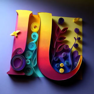 Moonwheel Pageantry style, Midjourney V7: typographic composition with large letters