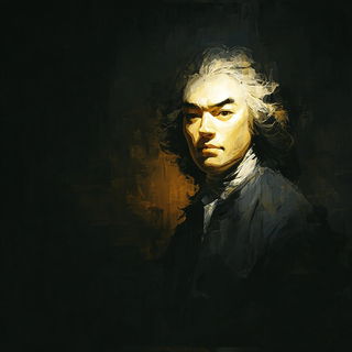 Charcoalumbra style, Midjourney V7: classical 18th-century oil painting