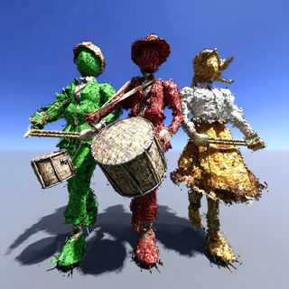 Sunspatter Realism style, Midjourney V7: traditional folk art