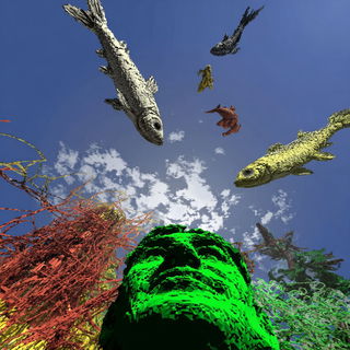 Sunspatter Realism style, Midjourney V7: editorial illustration for popular scientific magazine cover
