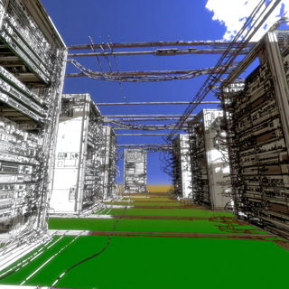 Sunspatter Realism style, Midjourney V7: technical infrastructure blueprint schematics