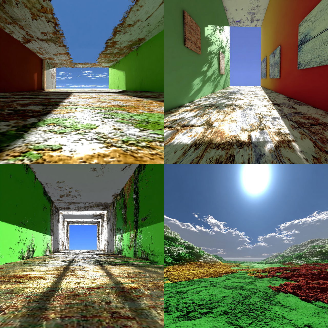 Sunspatter Realism style, Midjourney V7, render 1 of 4