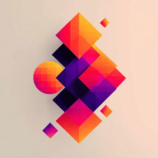 Canyoniconics style, Midjourney V7: abstract 3D render