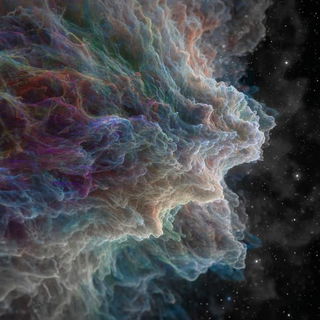 Nebulaflow style, Midjourney V7: abstract 3D render