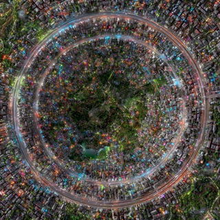 Nebulaflow style, Midjourney V7: megacity with futuristic bioarchitecture
