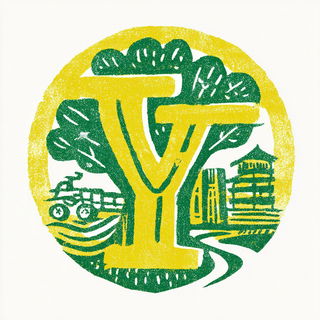 Ridgecut Chromolithics style, Midjourney V7: bold minimalist logo design for Istanbul city municipal services
