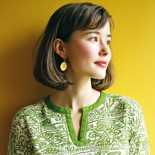 Ridgecut Chromolithics style, Midjourney V7: photographic portrait of female protagonist