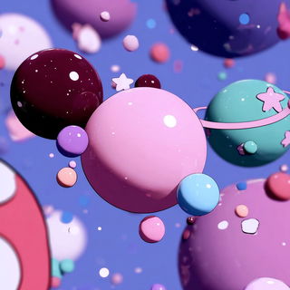 Cumulus Clock Theatre style, Midjourney V7: abstract 3D render