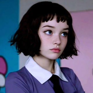 Cumulus Clock Theatre style, Midjourney V7: photographic portrait of female protagonist
