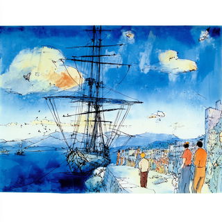 Cloudscript Parade style, Midjourney V7: classical 18th-century oil painting
