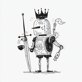 Vaporblack Wayfinding style, Midjourney V7: concept art character design of retropunk steam knight