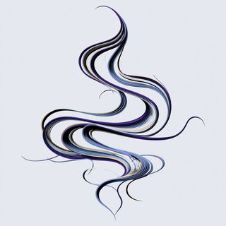 Spirewash style, Midjourney V7: abstract 3D render
