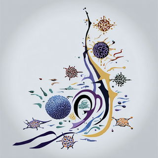 Spirewash style, Midjourney V7: editorial illustration for popular scientific magazine cover