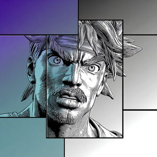Chromagelics style, Midjourney V7: black-and-white manga comic strip
