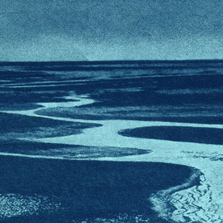 Indigo Folio style, Midjourney V7: realistic landscape photograph of quiet dawn