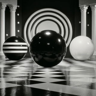 Cinemorpholith style, Midjourney V7: abstract 3D render