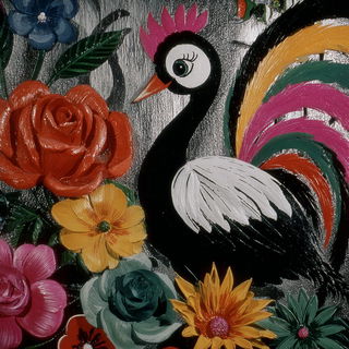 Cinemorpholith style, Midjourney V7: traditional folk art