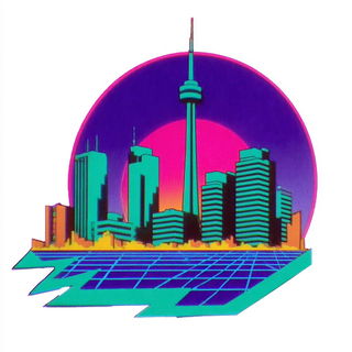 Neon Torrent style, Midjourney V7: bold minimalist logo design for Istanbul city municipal services