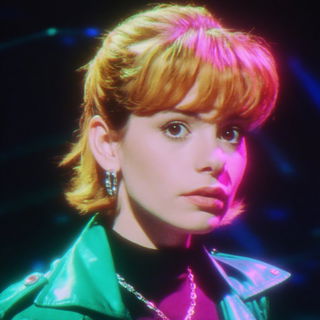 Neon Torrent style, Midjourney V7: photographic portrait of female protagonist