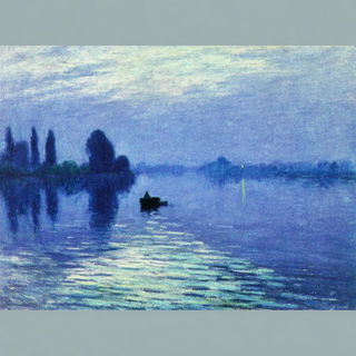 Emberfjord Paintworks style, Midjourney V7: realistic landscape photograph of quiet dawn