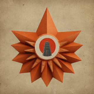 Sepia Machine Vastness style, Midjourney V7: bold minimalist logo design for Istanbul city municipal services
