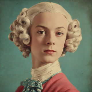 Tidelot Parafair style, Midjourney V7: classical 18th-century oil painting
