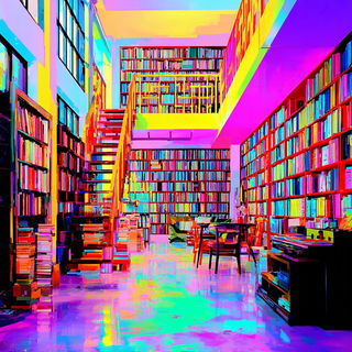 Electric Ink Garden style, Midjourney V7: Midlibrary
