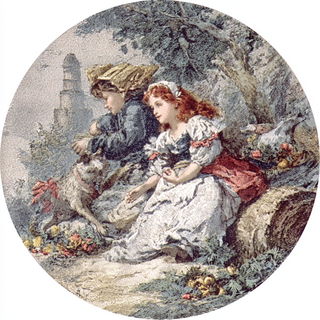 Rococrosshatch style, Midjourney V7: retro fairy-tale illustration