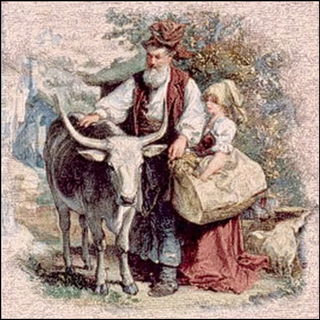 Rococrosshatch style, Midjourney V7: traditional folk art