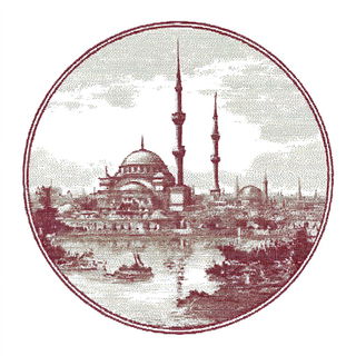 Rococrosshatch style, Midjourney V7: bold minimalist logo design for Istanbul city municipal services