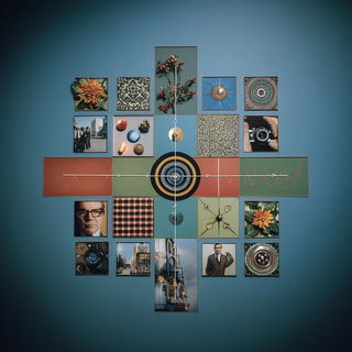 Cinemapilgrimage style, Midjourney V7: creative pattern composition