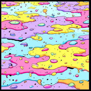 Forgegloop style, Midjourney V7: abstract 3D render