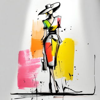 Chromalloy Goblinics style, Midjourney V7: haute-couture fashion outfit