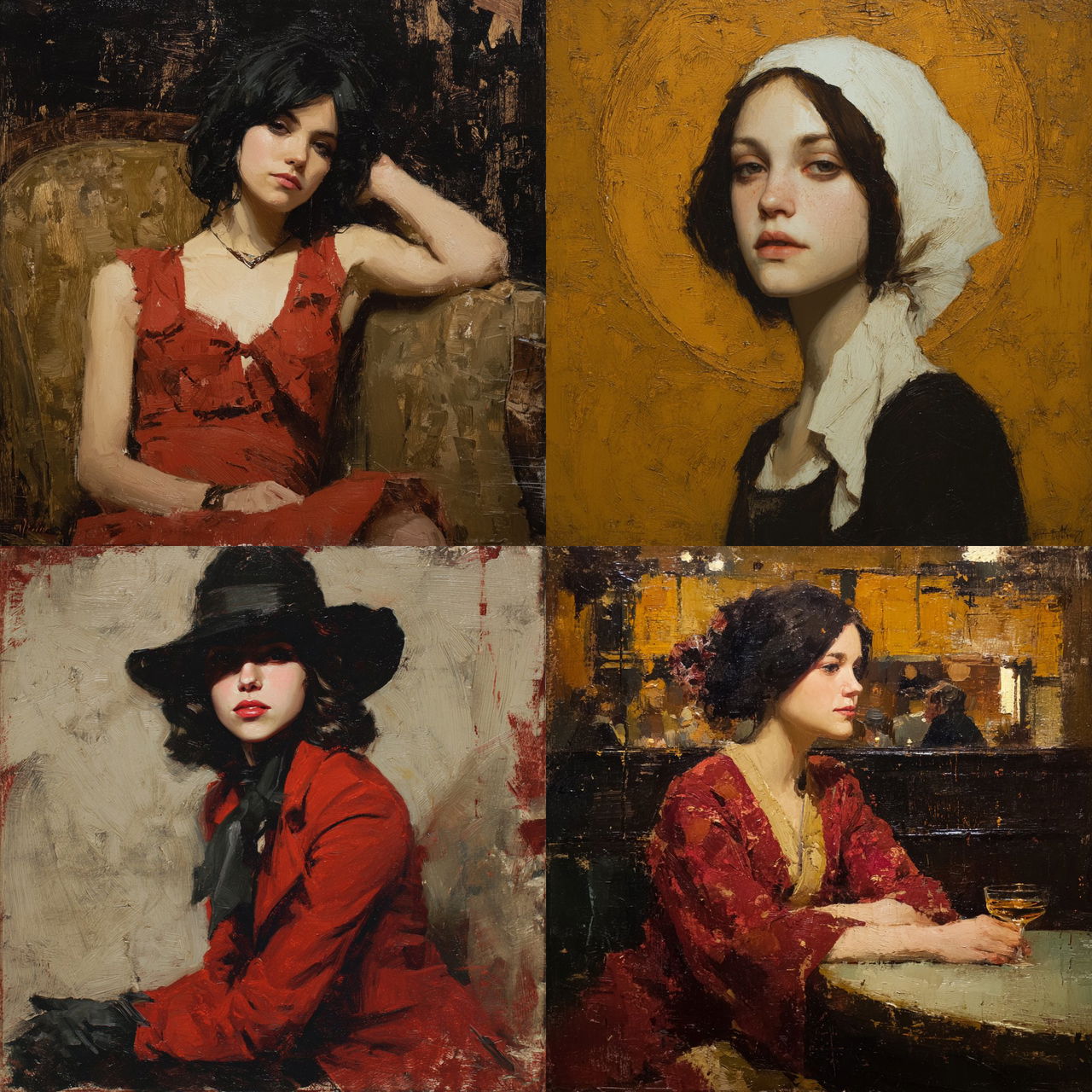 Aaron Westerberg style, Midjourney V7, render 1 of 4