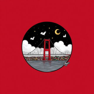 Ruincomic style, Midjourney V7: bold minimalist logo design for Istanbul city municipal services