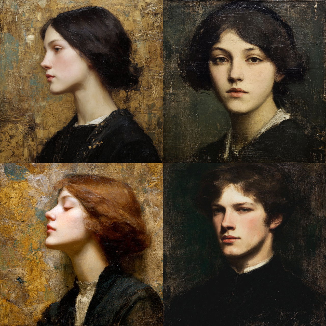 Abbott Handerson Thayer style, Midjourney V7, render 1 of 4