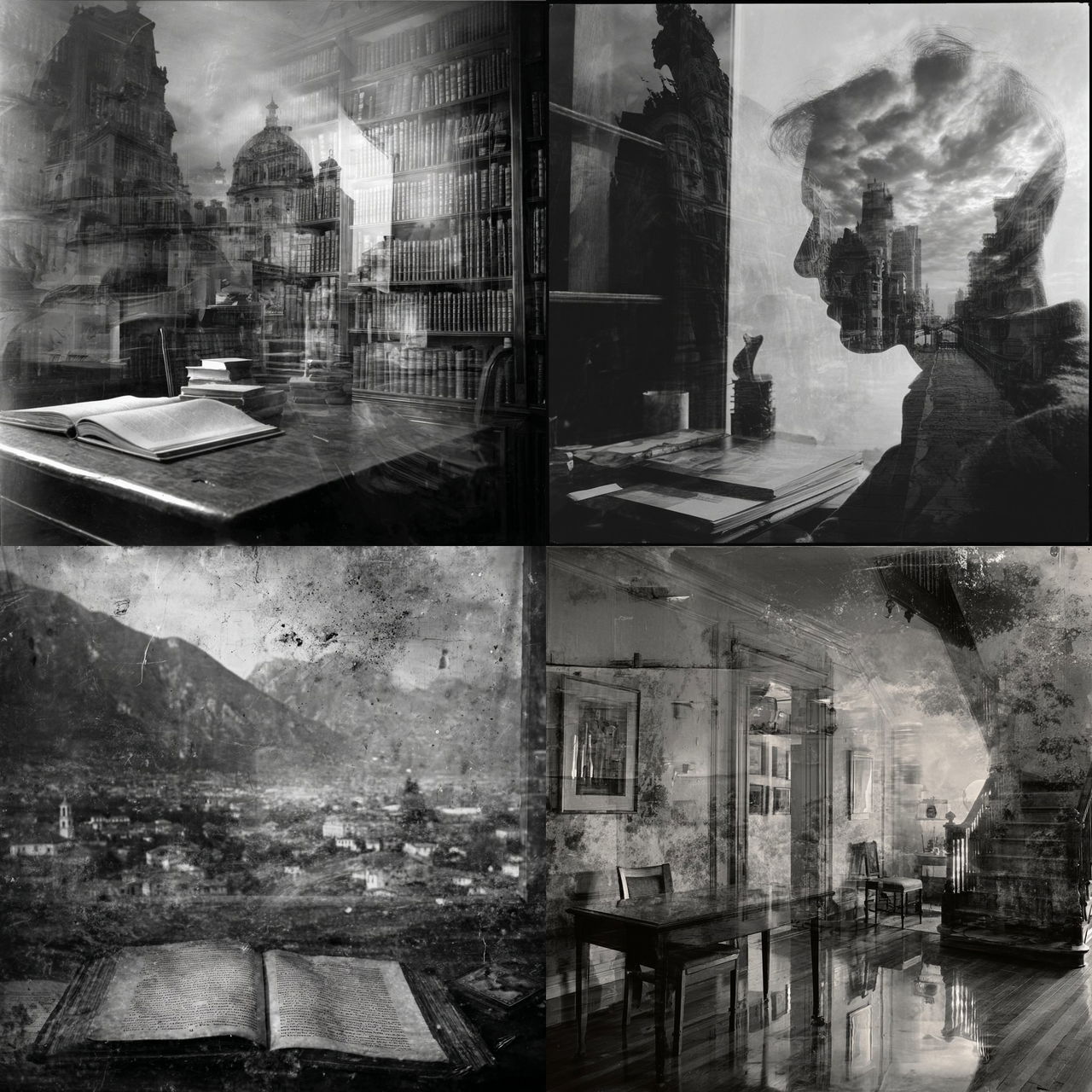 Abelardo Morell style, Midjourney V7, render 1 of 4