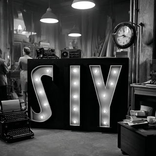 Cinemordye style, Midjourney V7: typographic composition with large letters
