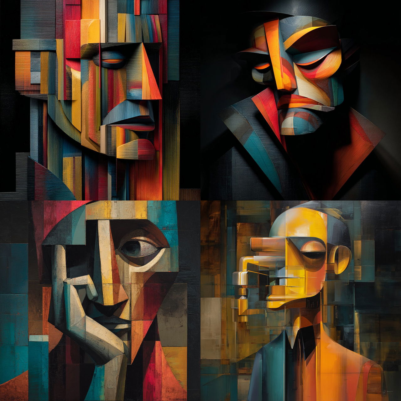 Adam Neate style, Midjourney V7, render 1 of 4