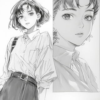 Rootcut Engraving style, Midjourney V7: black-and-white manga comic strip