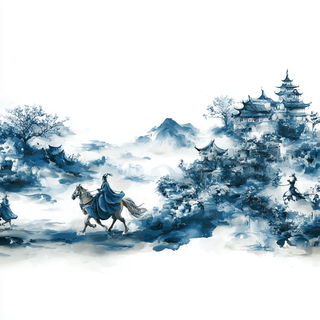 Mistfold style, Midjourney V7: retro fairy-tale illustration