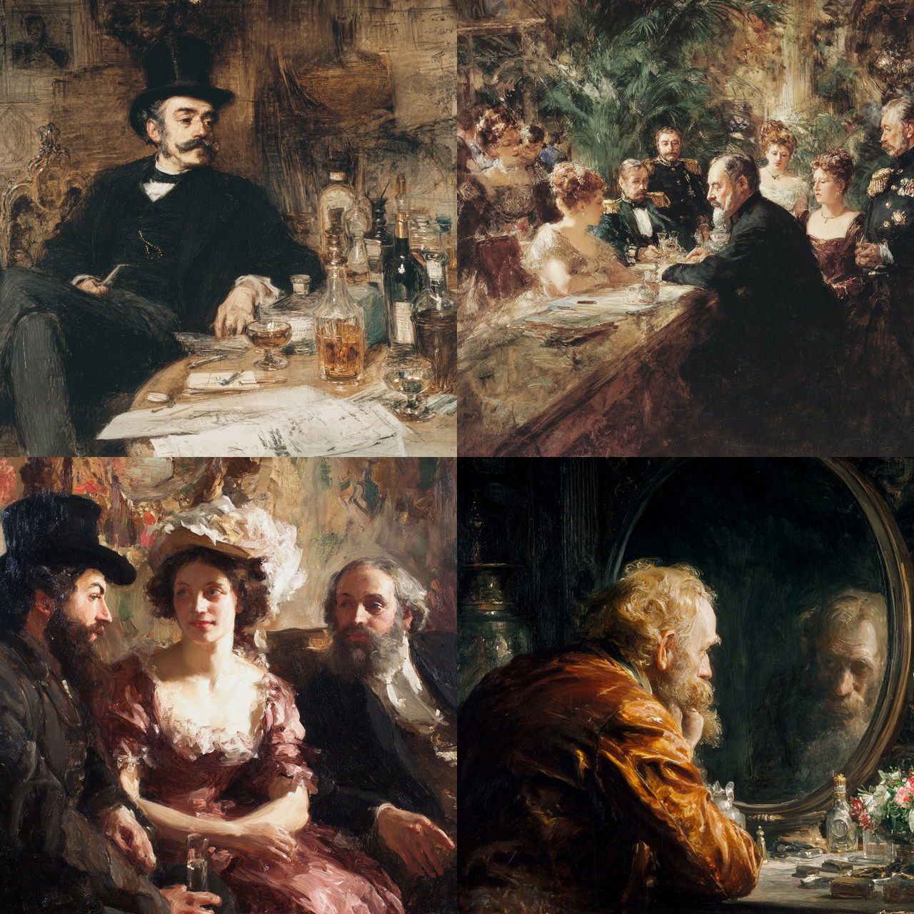 Adolph Menzel style, Midjourney V7, render 1 of 4
